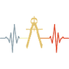 Circle ECG Retro Look