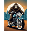 Gorilla Biker