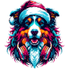 Urban Australian Shepherd Christmas