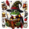Grenouille Magicien Magie Drôles D’animaux