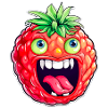 Freche Erdbeere