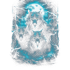Fantasy Wölfe Wolf Mondlicht Illustration