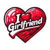 Warm girlfriend-love