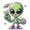 Cartoon Alien