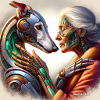 Greyhound Robot Love