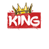 Crown with King lettering