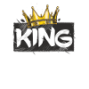 Crown with King lettering