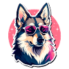 German Shepherd Illustration