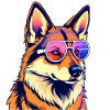 German Shepherd Illustration