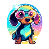 Dachshund Dog Illustration