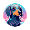 Dachshund Dog Illustration