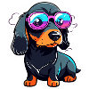 Dachshund Dog Illustration