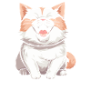 Chat souriant