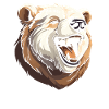 Orso Orso bruno che sorride