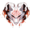Kitsune-Maske