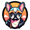 French Bulldog Dog Illustration
