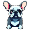 French Bulldog Dog Illustration