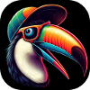 Toucan Beak Cap Sunglasses