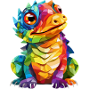 Bunter Drache
