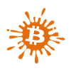 Bitcoin Crypto Cryptocurrency Splash