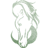 Silhouette Horse Infinite Love
