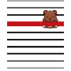 Black Striped Bear Stripe