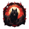 Dystopian Wolf Circle