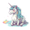 Liegendes Einhorn