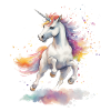 tanzendes Einhorn