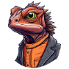 Frilled neck Lizard