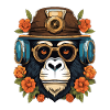 Gorille steampunk