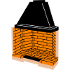 Prefabricated fireplace C1