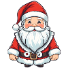 Comic Santa Claus