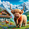 A delightful Highland cow