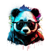 Futuristic panda