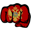 Montenegro Flag Fist