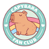 Niedlicher Capybara-Fanclub