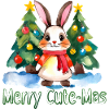 Joyeux lapin mignon