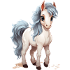Bébé cheval mignon
