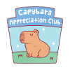 Cute Capybara Appreciation Club