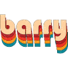 Retro Barry Name