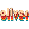 Retro Oliver Name