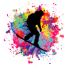 Snowboard Snowboarder Splash