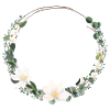 Eucalyptus Wreath Flowers Personalizable