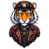 Tigre steampunk