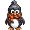 Penguin Winter Comic
