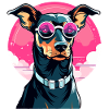 Doberman Dog Drawing