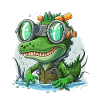 Crocodile and Snorkels