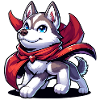 Superhero Husky
