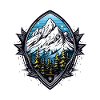Berge Alpen Wappen